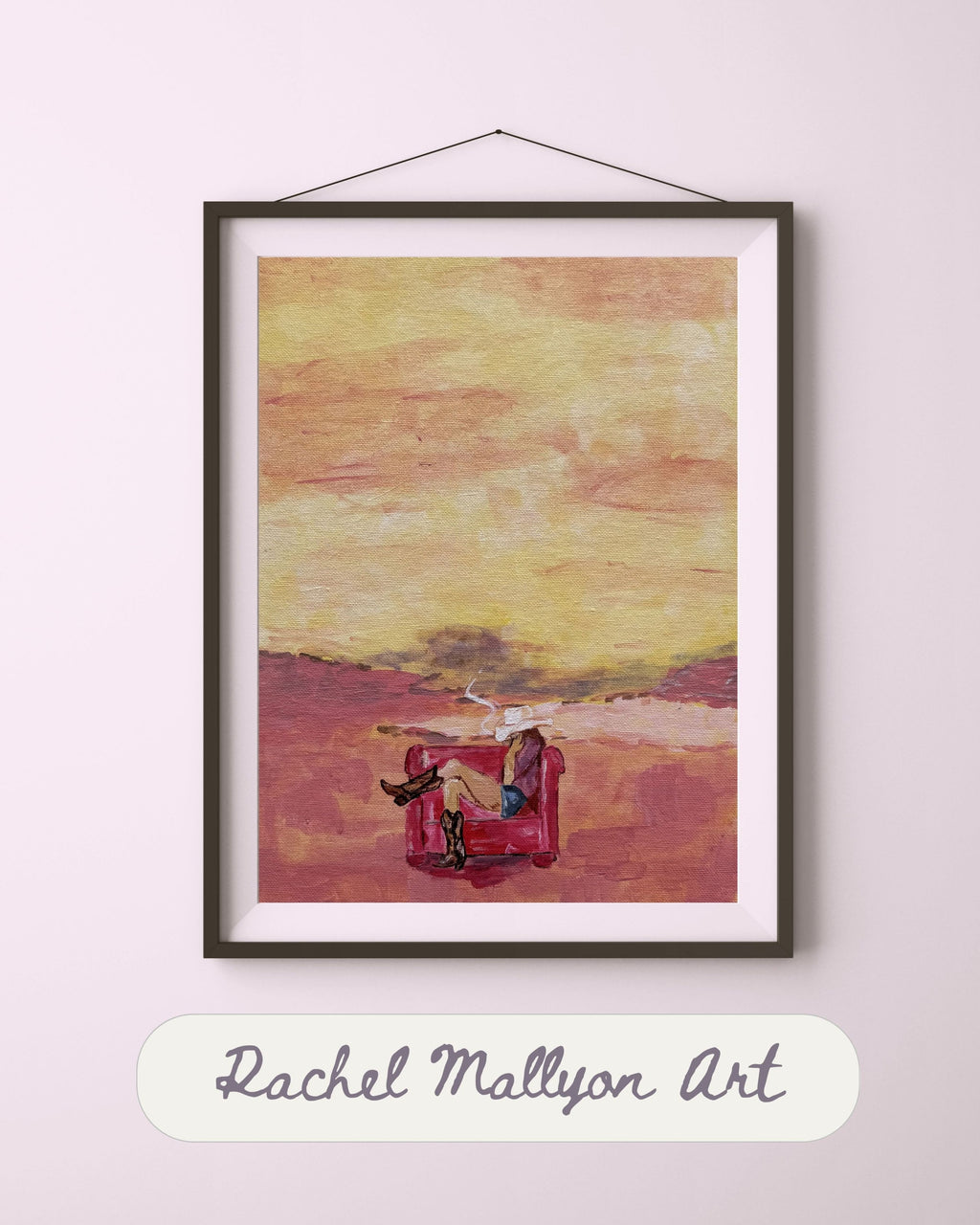 Something in the Orange - Art Print