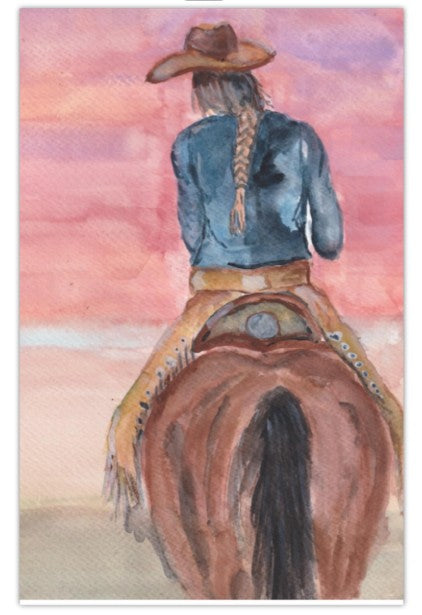 Greeting Card - Ranch Girl